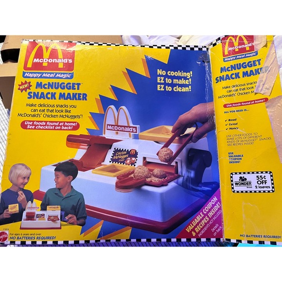 McDonalds McNugget Snack Maker 1993 Happy Meal Magic Toy Kitchen Pretend Play - Picture 4 of 10